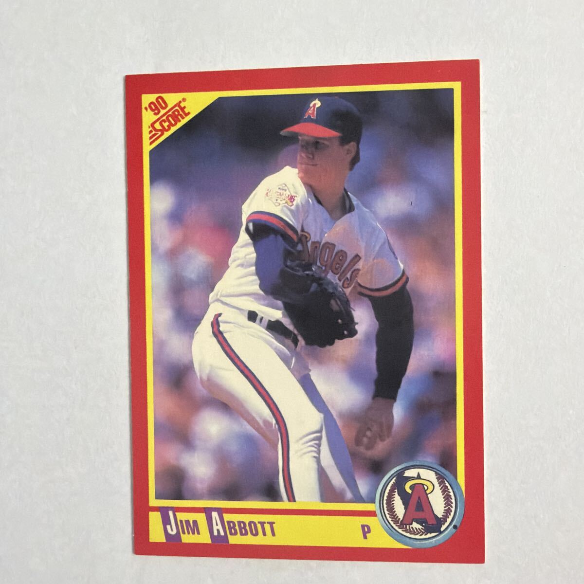 1990 SCORE Jim Abbott P 野球カード