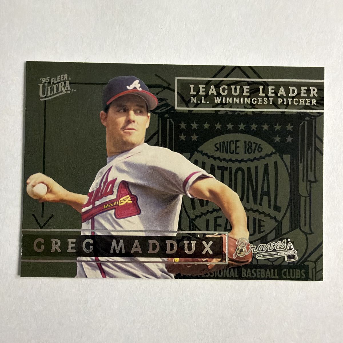 1995 FLEER ULTRA GREG MADDUX アトランタ・ブレーブス 野球カード