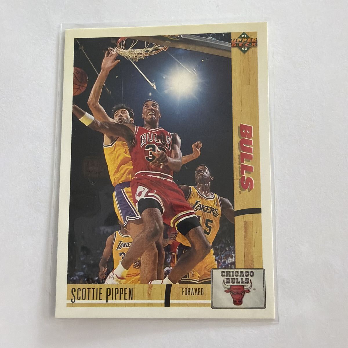 SCOTTIE PIPPEN スコッティ・ピッペン 91-92 UPPER DECK BULLS Upper Deck バスケットボールカード NBA