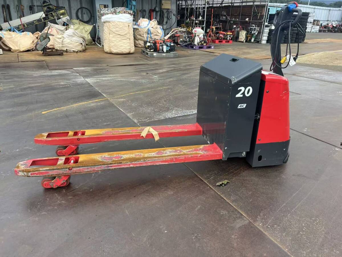 動画あり　秋田発　2019年製　電動　ニチユ パレットコーター 最大荷重2000kg PLD20-70-A15　動作確認済
