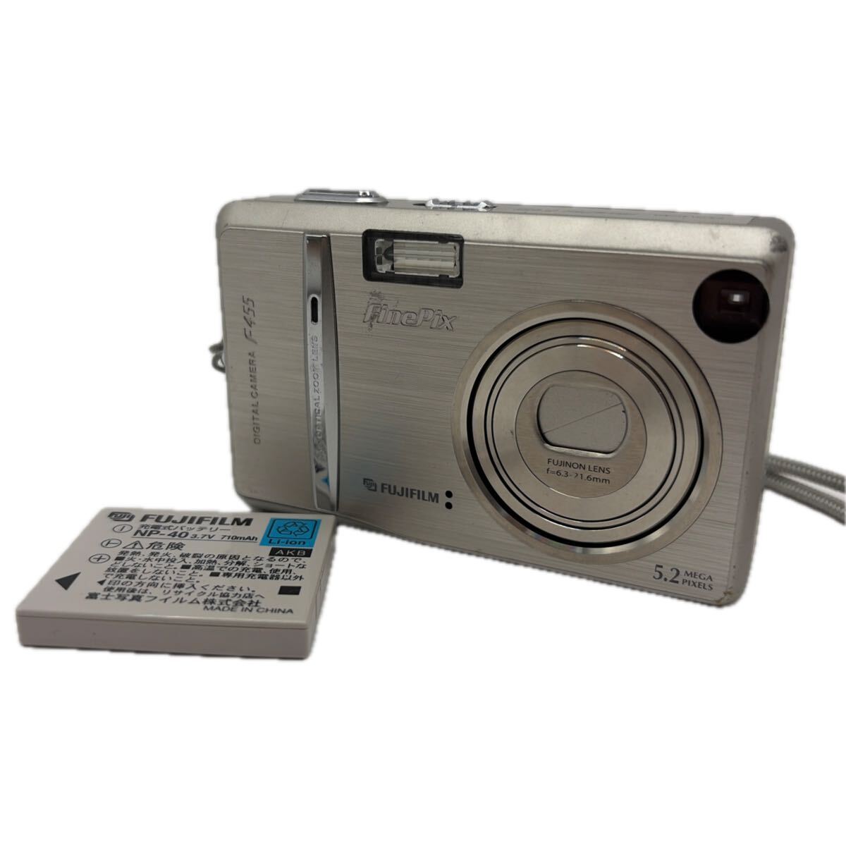 【ジャンク】FUJIFILM 富士フィルム★FinePix F455★デジタルカメラ★純正バッテリー付き★#170