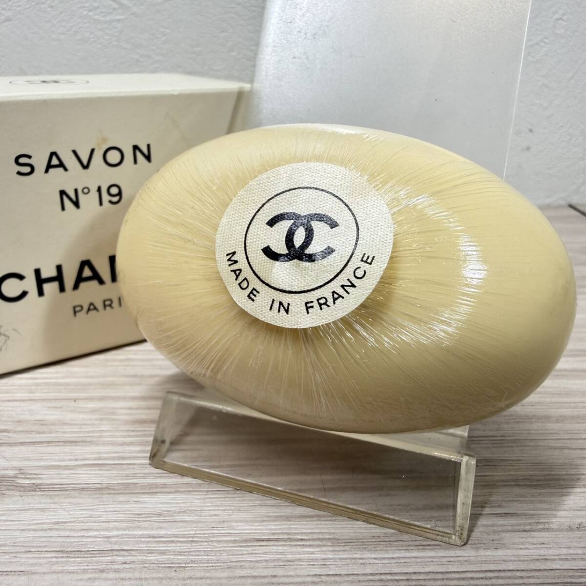 ●【MH-3547】未開封品 CHANEL シャネル No.19 SAVON サヴォン ソープ 石けん 100g 箱付き【レタパ可能】