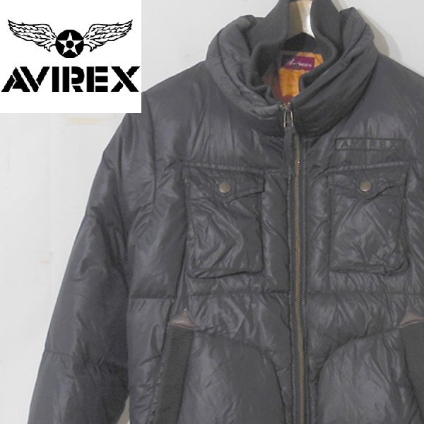 アヴィレックスAvirex■ダウンジャケット ミリタリージャケット ジップアップ 6282019 /上野商会■M■ ※NK6612273