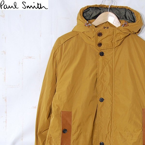 ポールスミスジーンズPaul Smith JEANS■フーデッド ダウンジャケット ポリエステル ジップアップ メンズ■L■ ※NK6708126