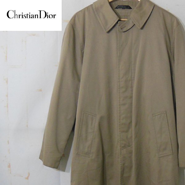 クリスチャンディオールムッシュChristian Dior MONSIEUR■ライナー付き ステンカラーコート はっ水防汚加工 メンズ■40S■ ※NK6612218