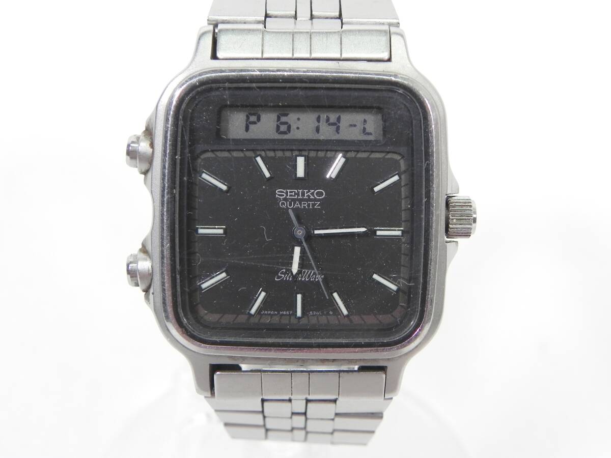[R7908]SEIKO セイコー SilverWave シルバーウェーブ アナデジ クォーツ H557-5270