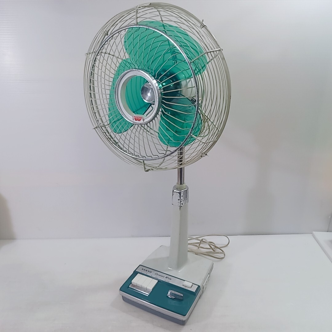 SANYO サンヨー 扇風機 EF-6SN 昭和レトロ Dyanmic Wide 昭和レトロ アンティーク 当時物