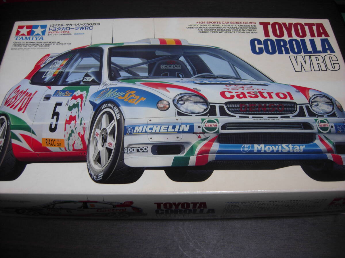 タミヤ　１/２４　スポーツカーシリーズNO、２０９　トヨタカローラWRC