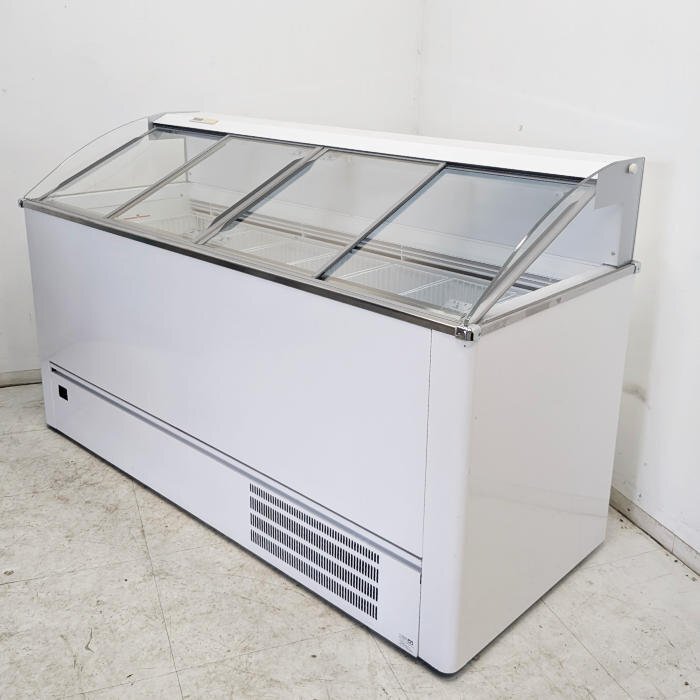 中古｜冷凍ショーケース ISZTL79AC-060KM 富士電機 2022年式 アイスクリームケース ガラストップ式 ｜動産王｜福岡｜引取｜送料別