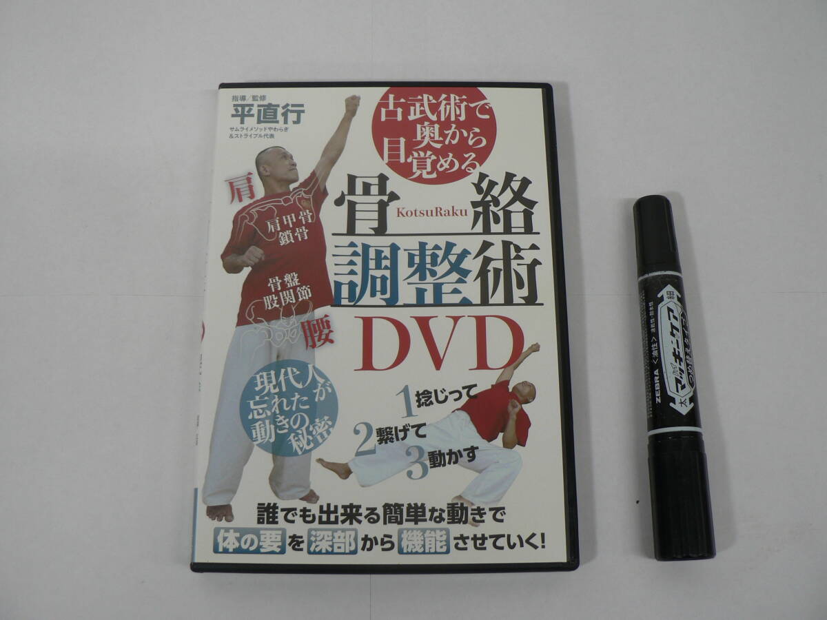 動作確認済 DVD『古武術で奥から目覚める 骨絡調整術 : 現代人が忘れた秘密のムーブメント』指導・監修 平直行 70分 BABジャパン / D10