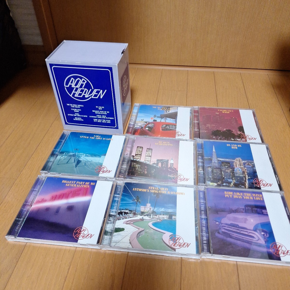 【全8枚揃い】AOR HEAVEN CDボックスセット AORヘヴン 8枚組 外箱付き CD