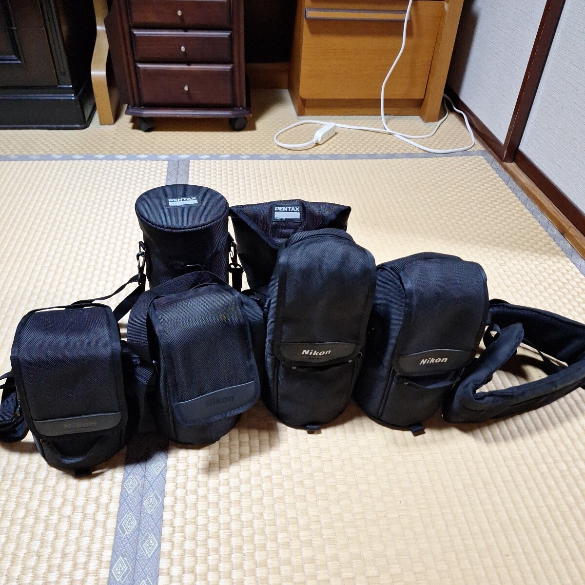 Nikon　レンズケース　ソフトケース ブラック　PENTAX 6点セット