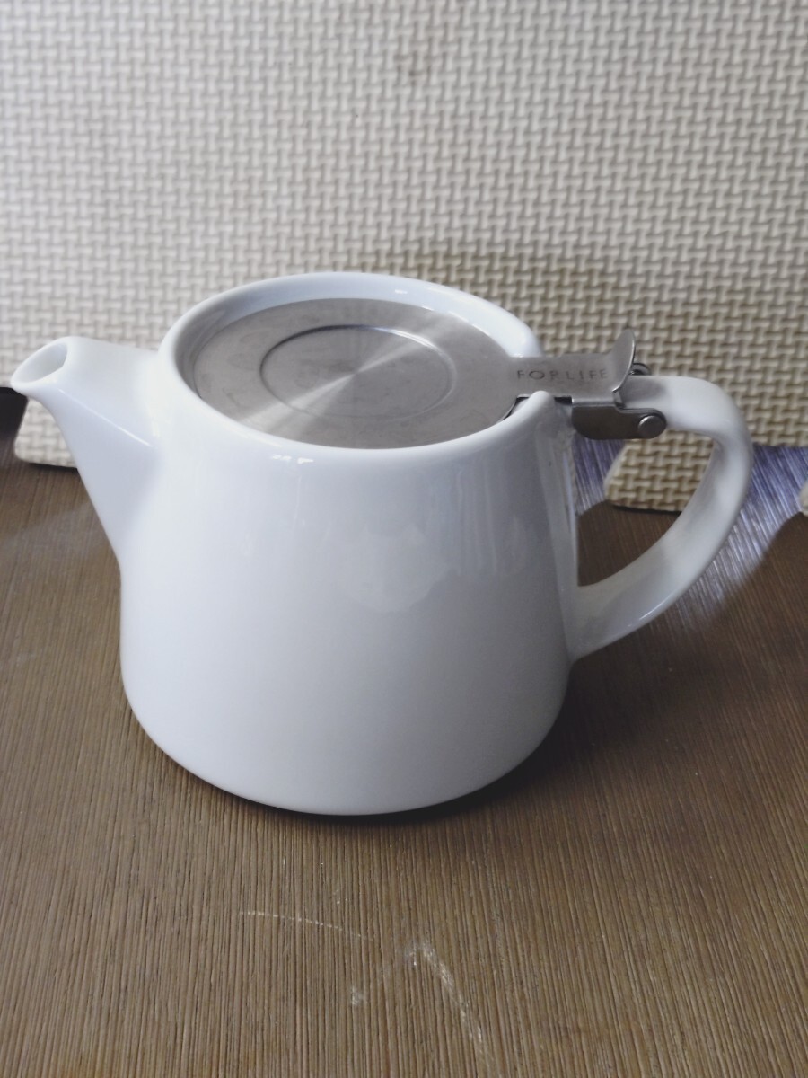 FOR LIFE ティーポット 　　ステンレス茶こし　　