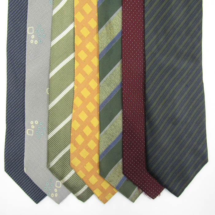 ジョルジオアルマーニ エンポリオアルマーニ他 ブランド ネクタイ 7点 セット まとめ売り 大量 卸 TA メンズ ARMANI