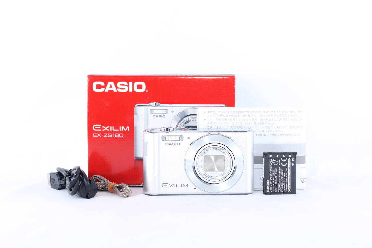 ★超極上★カシオ CASIO EXILIM EX-ZS180 ★完動★#D611