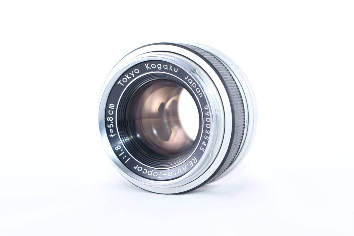 ★実用美品★Tokyo Kogaku RE Auto-Topcor 5.8cm F1.8 ★動作OK★#D526