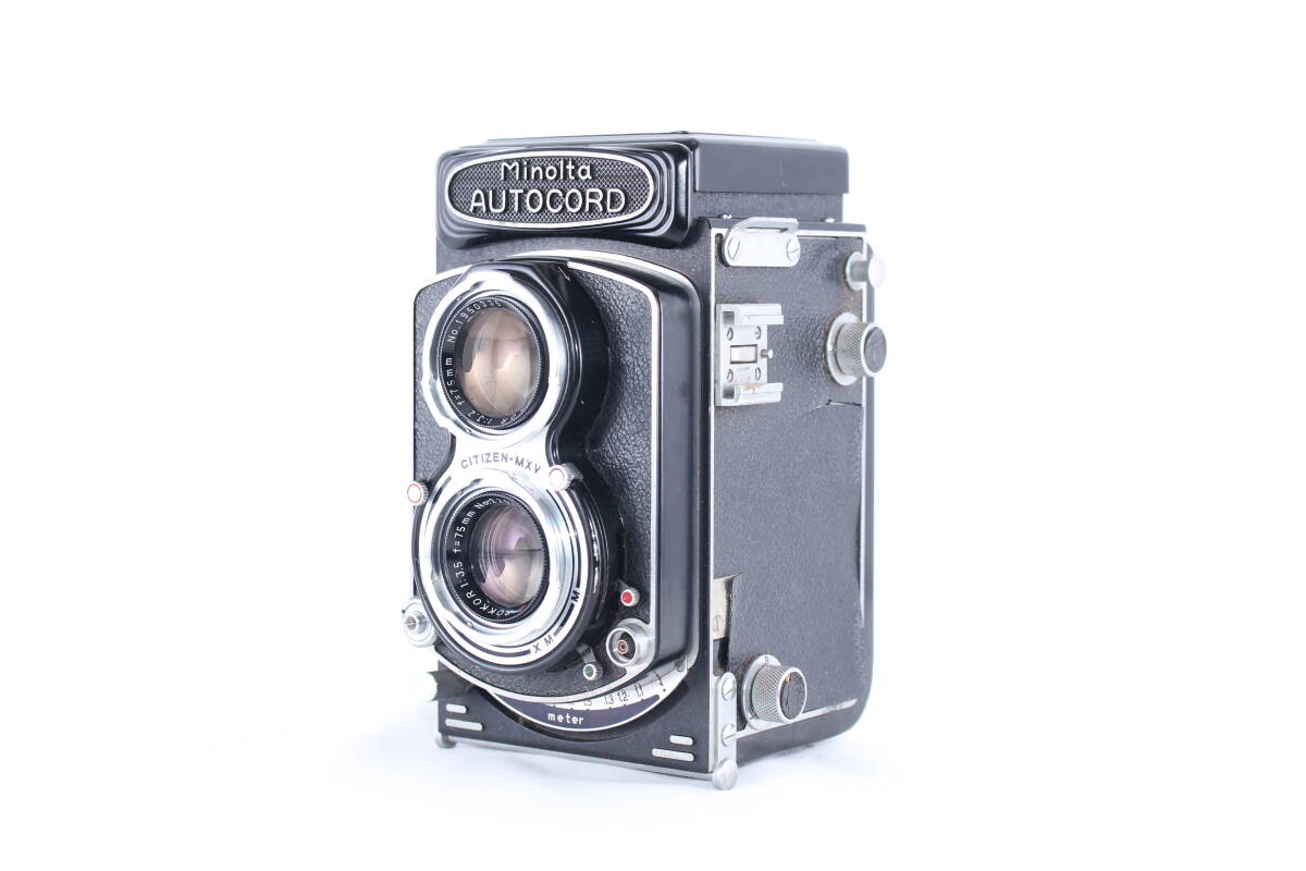 ★極美品★ミノルタ MINOLTA AUTOCORD 75mm f3.5 ★動作OK★#D708