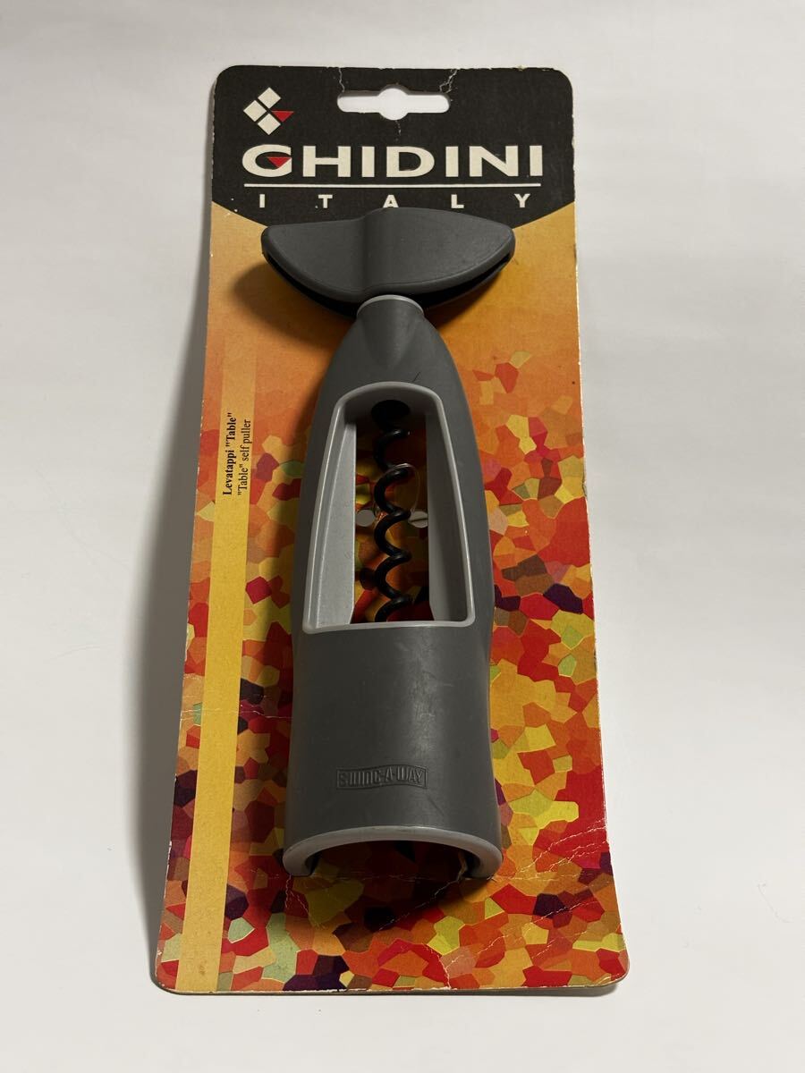 GHIDINI ITALY/ジディニ　イタリーラバー製ワインオプナー（コルクスクリュー）