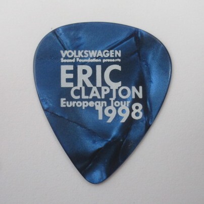 エリック・クラプトン Eric Clapton 1998 Volkswagen VW フォルクスワーゲン European ヨーロピアン Tour プロモ・ギターピック