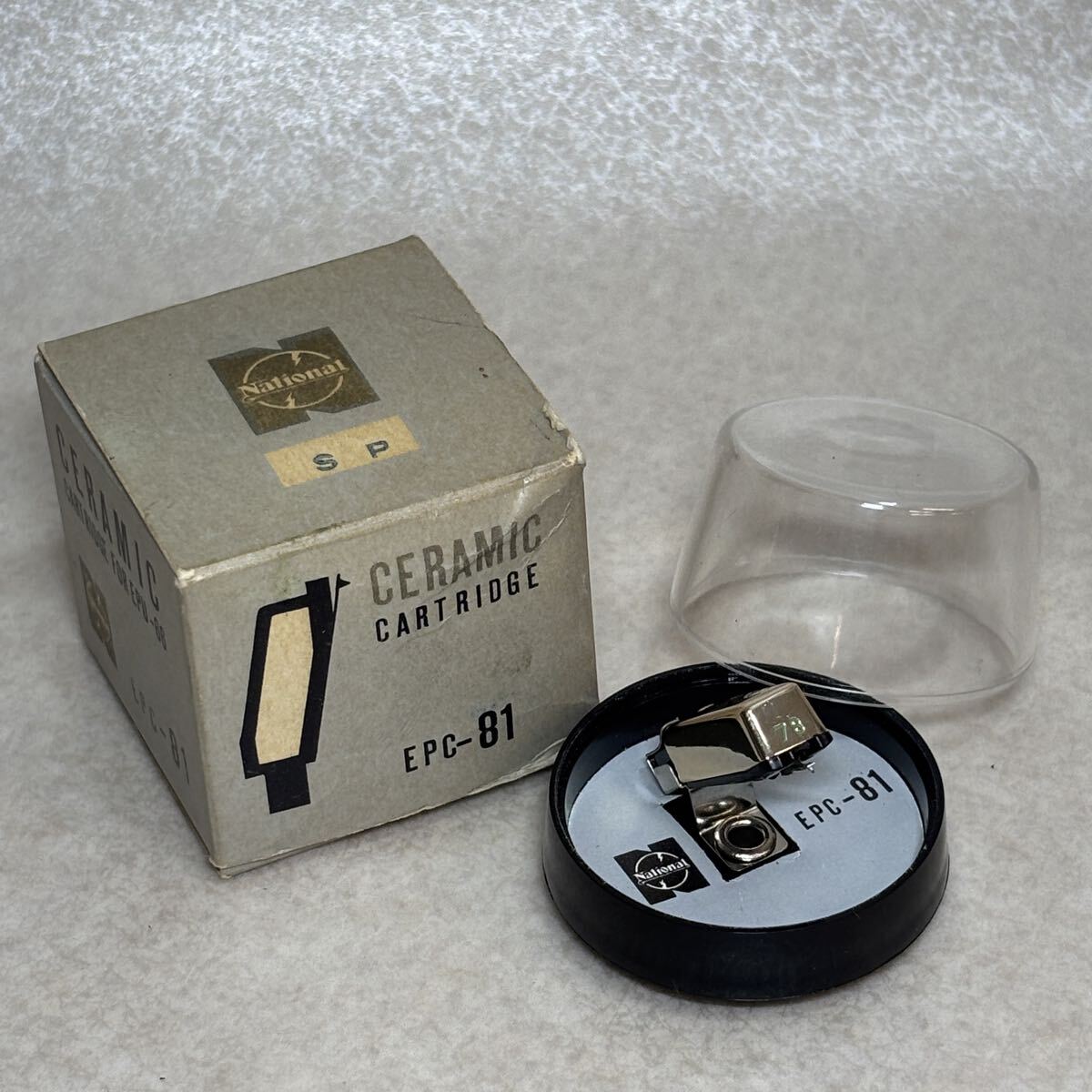 8 - 16 ）中古品★National EPC-81 レコード針　動作未確認ジャンク扱い