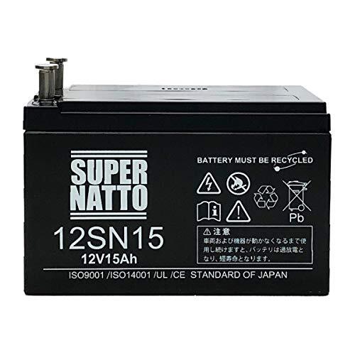 スーパーナット ST1215 電動リール用バッテリー 12V15Ah ダイワ タフバッテリー12000 Ⅰ～Ⅳ互換 シーキン em