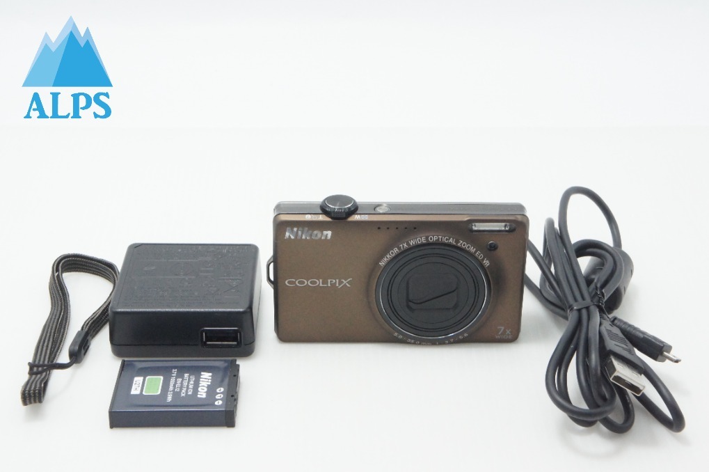 Nikon ニコン COOLPIX S6000 コンパクトデジタルカメラ ブラウン 260626f【アルプスカメラ】