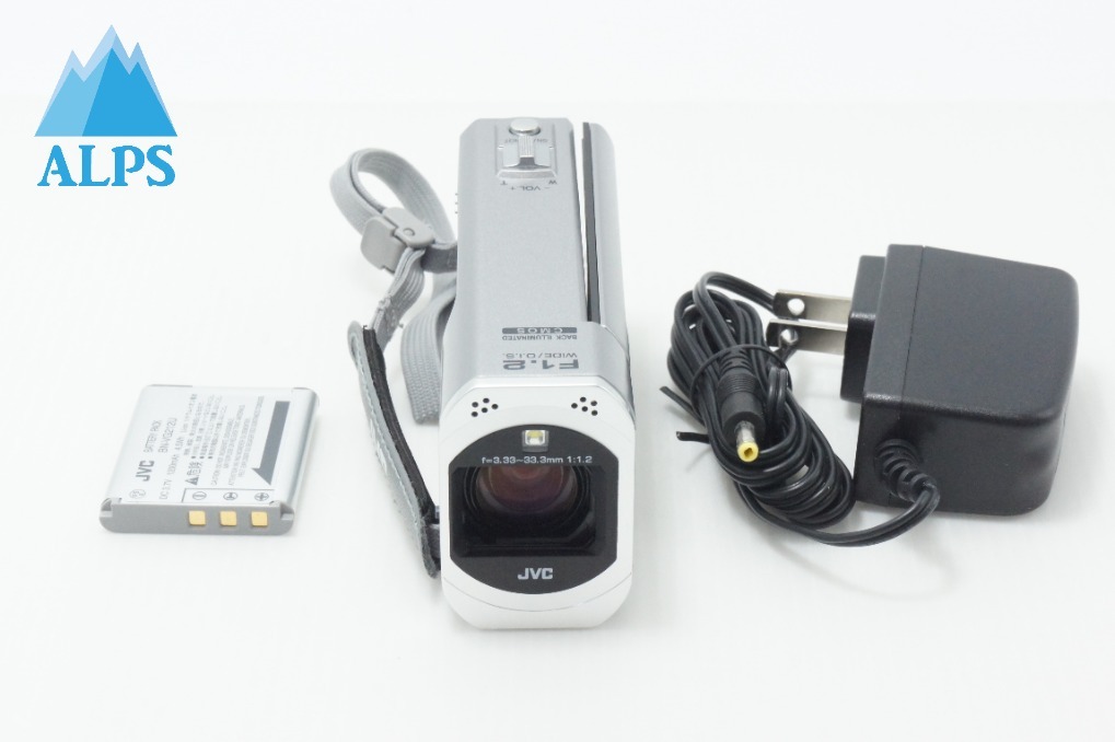 JVC ケンウッド Everio GZ-V590 デジタルビデオカメラ シルバー 260630l【アルプスカメラ】