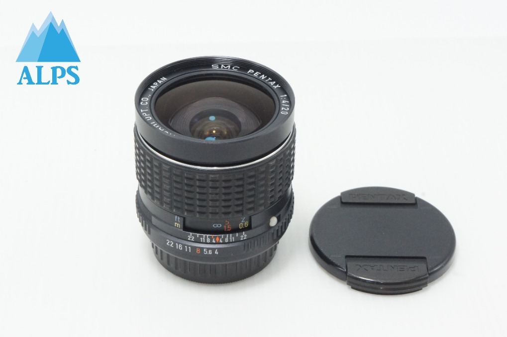 良品 ペンタックス SMC PENTAX 20mm F4 Kマウント MF 単焦点レンズ 260620j【アルプスカメラ】