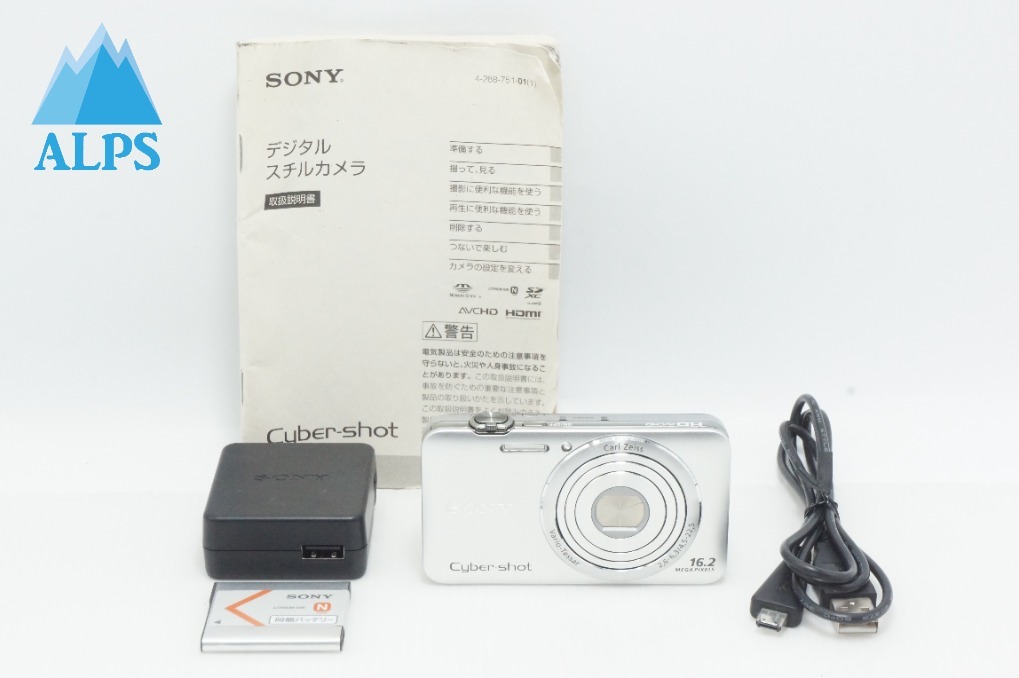 美品 SONY ソニー Cyber-shot DSC-WX30 コンパクトデジタルカメラ シルバー 260701r【アルプスカメラ】