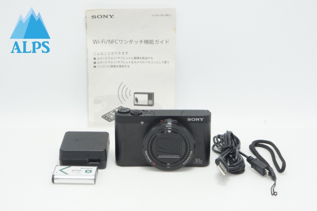 美品 SONY ソニー Cyber-shot DSC-WX500 コンパクトデジタルカメラ ブラック 260630d【アルプスカメラ】