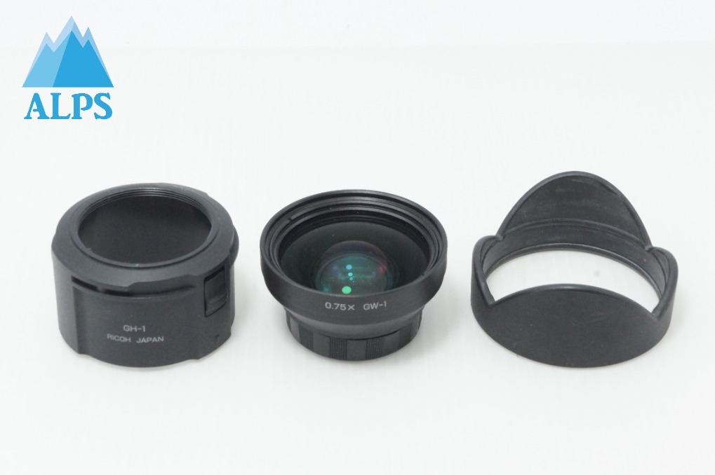 良品 RICOH リコー GW-1 + GH-1 GR DIGITAL I II用ワイドコンバージョンレンズ 260620ai【アルプスカメラ】