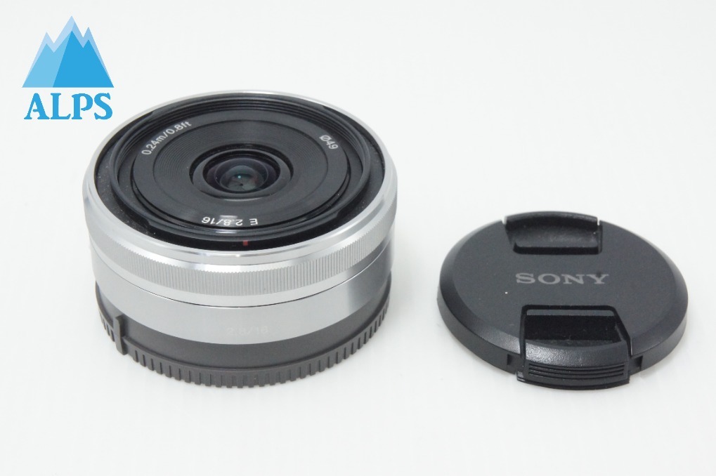 美品 SONY ソニー E 16mm F2.8 SEL16F28 Eマウント APS-C 単焦点レンズ 260619ar【アルプスカメラ】