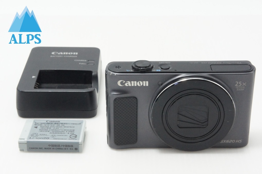 Canon キヤノン PowerShot SX620 HS コンパクトデジタルカメラ ブラック 260625j【アルプスカメラ】