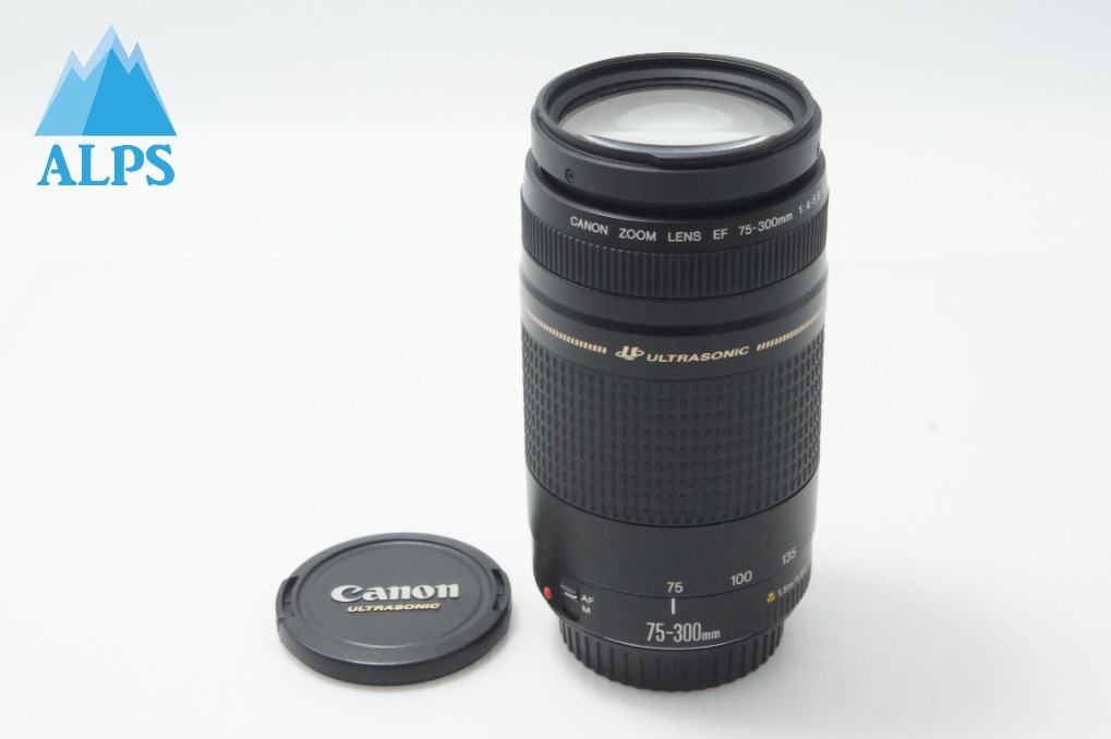 訳あり品 Canon キヤノン EF 75-300mm F4-5.6 II USM フルサイズ ズームレンズ 260702f【アルプスカメラ】