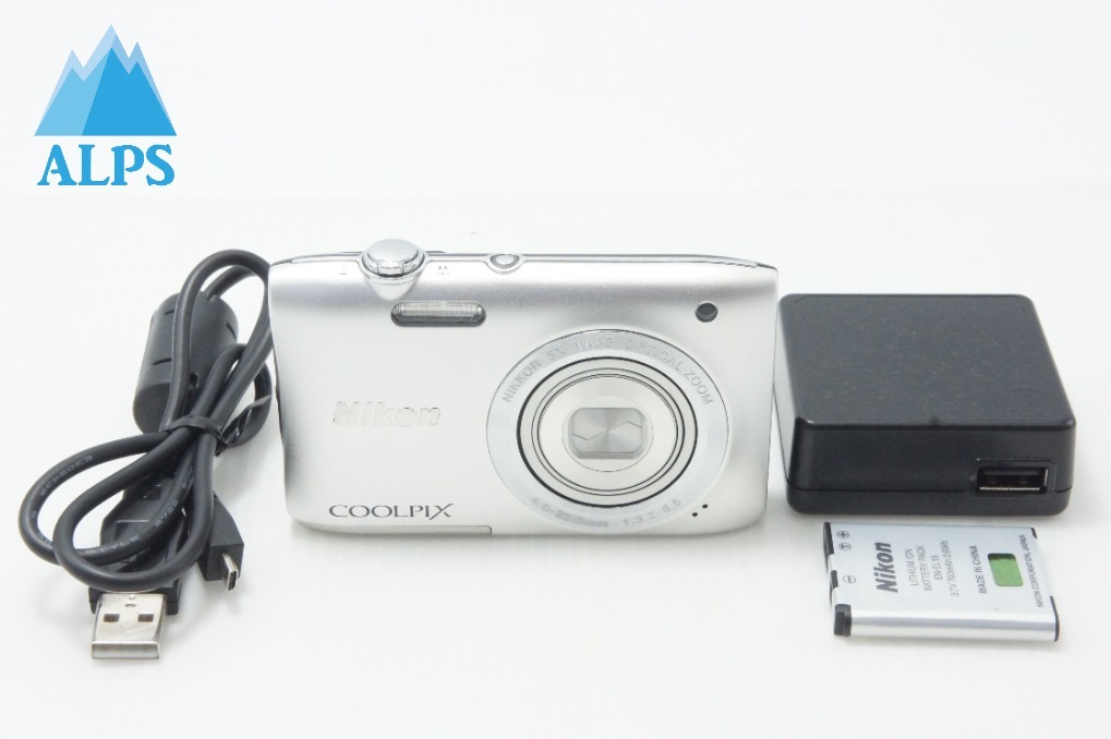 Nikon ニコン COOLPIX S2900 コンパクトデジタルカメラ シルバー 260702d【アルプスカメラ】