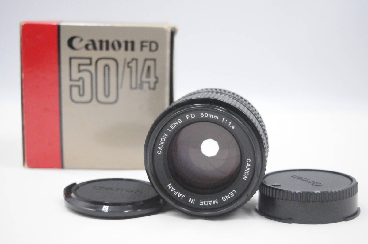 ★極上品★CANON キヤノン NEW FD 50mm F1.4★動作OK★