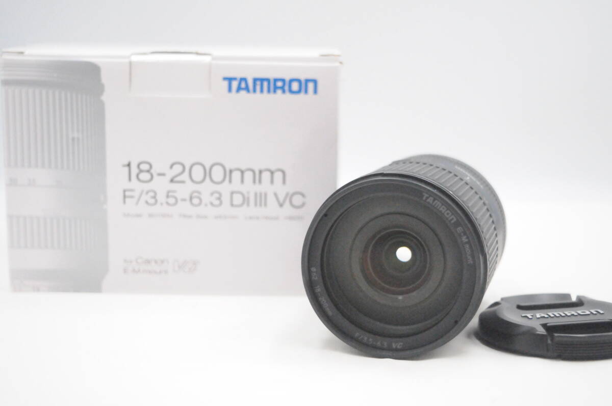 ★極上美品★TAMRON タムロン Di III 18-200mm F3.5-6.3 VC CANON E-Mマウント★動作OK★