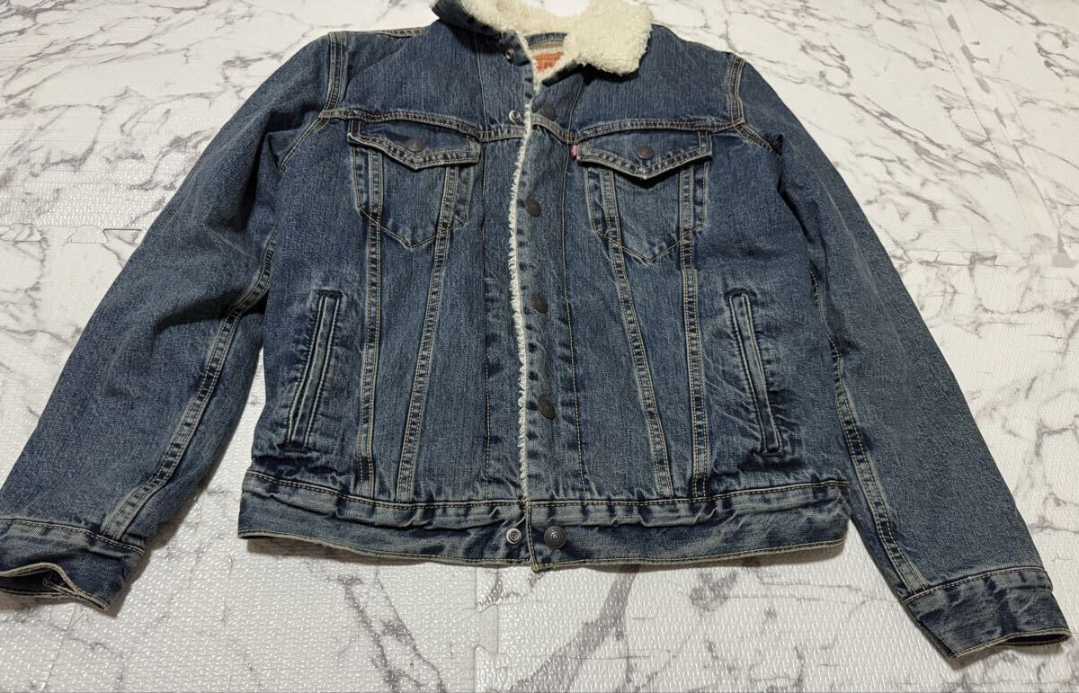 ★Levi's リーバイス ジャケット デニムジャケット 裏ボア　Gジャン メンズ　Sサイズ