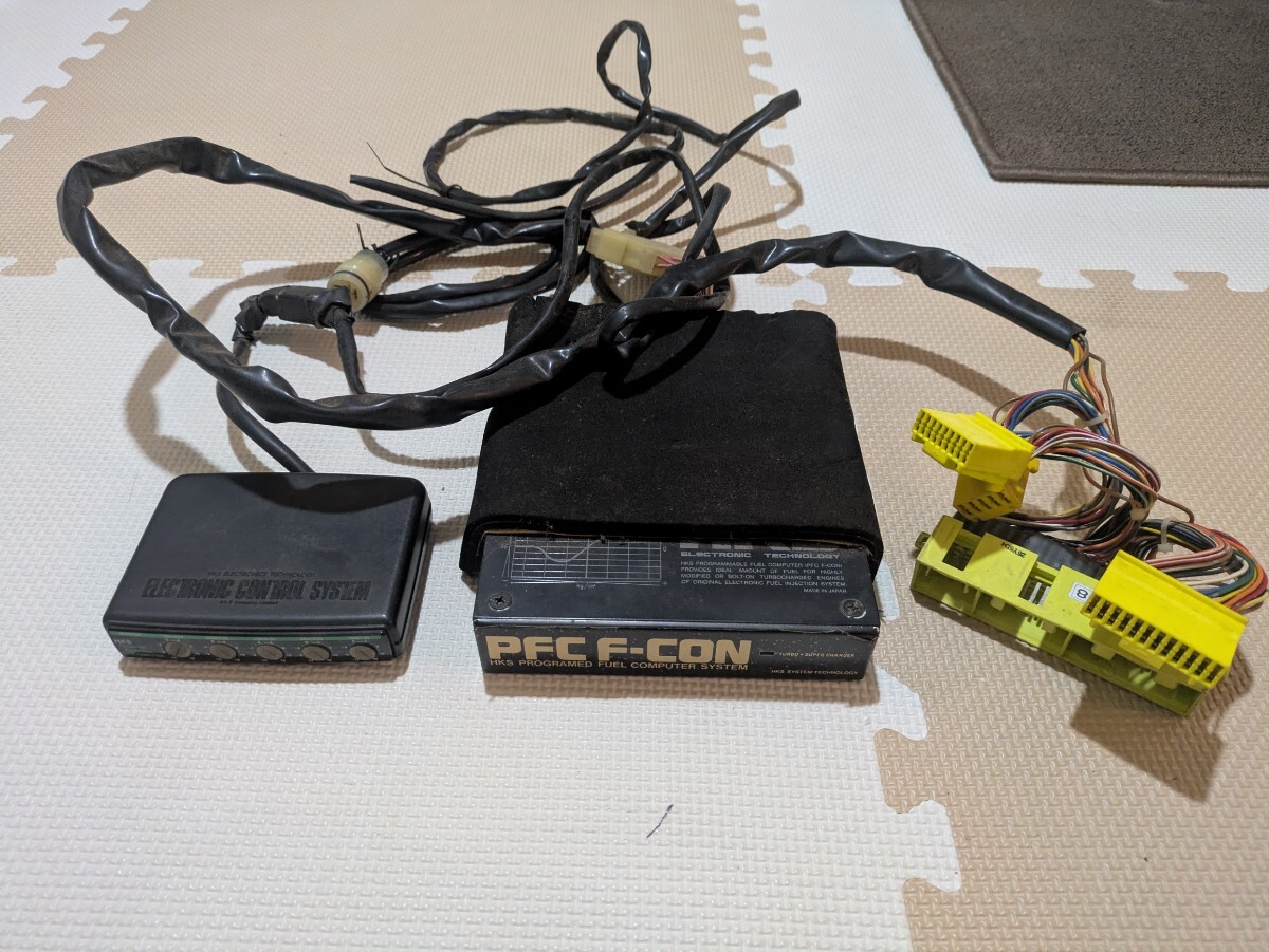 HKS F-CON GCC ハーネス SET 当時物 旧車 メカチューン 1G-GE セリカXX ソアラ マークⅡ GA61 GZ11 GA60 GZ10 