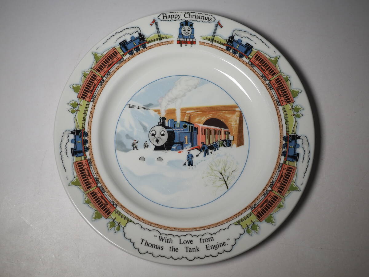 ウエッジウッド × 機関車トーマス クリスマスプレート 皿　直径約25ｃｍ WEDGWOOD