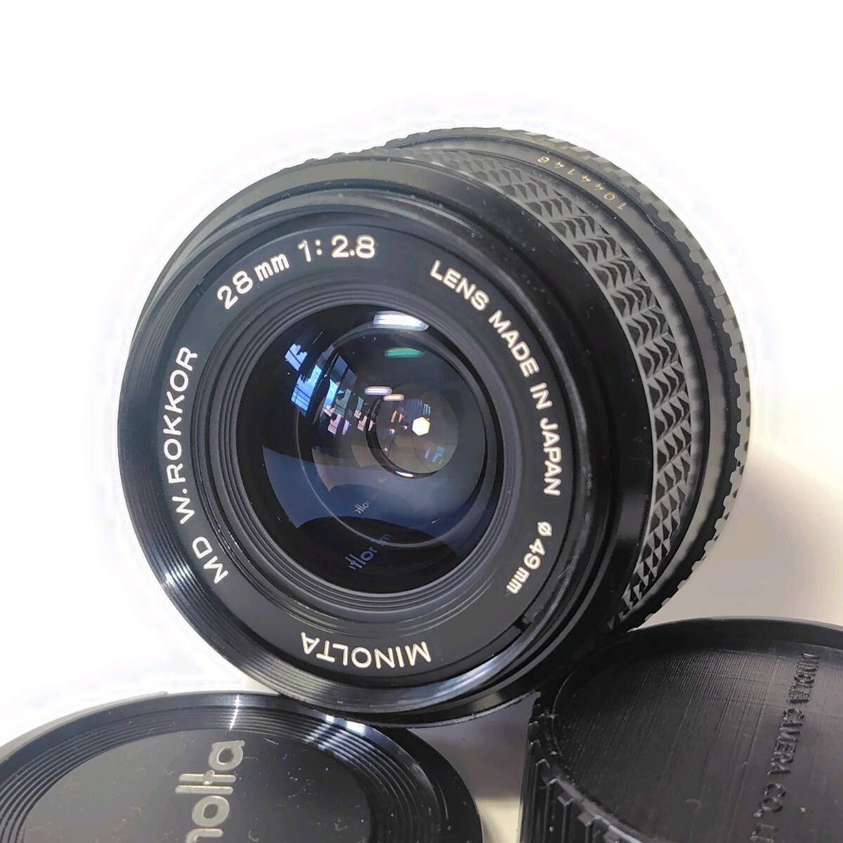 ★極上美品★MINOLTA MD W.ROKKOR 28mm F2.8 ミノルタ 広角ロッコール #L302