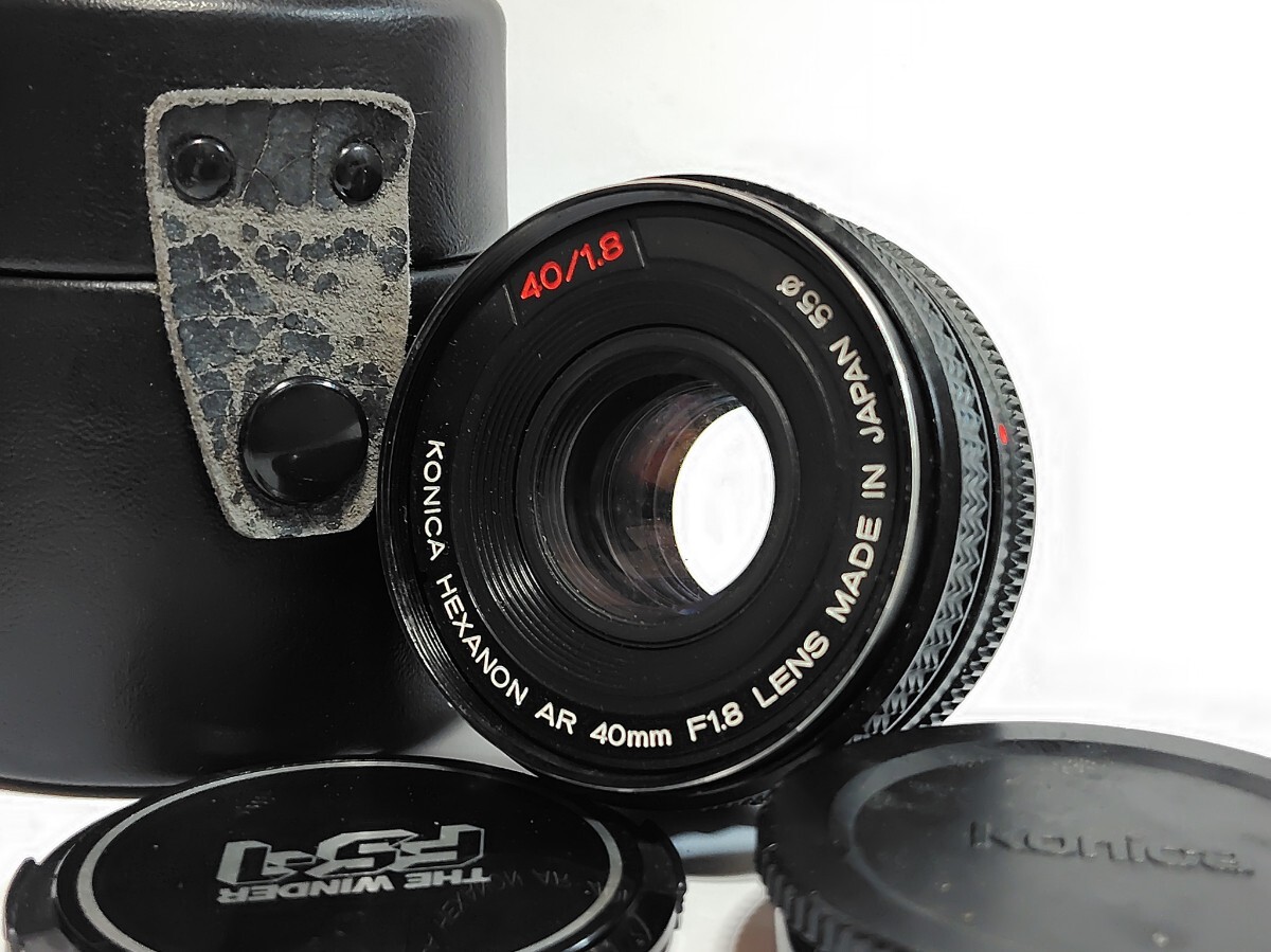 ★美品★KONICAコニカ HEXANON AR 40mm F1.8 標準単焦点 パンケーキレンズ #L297