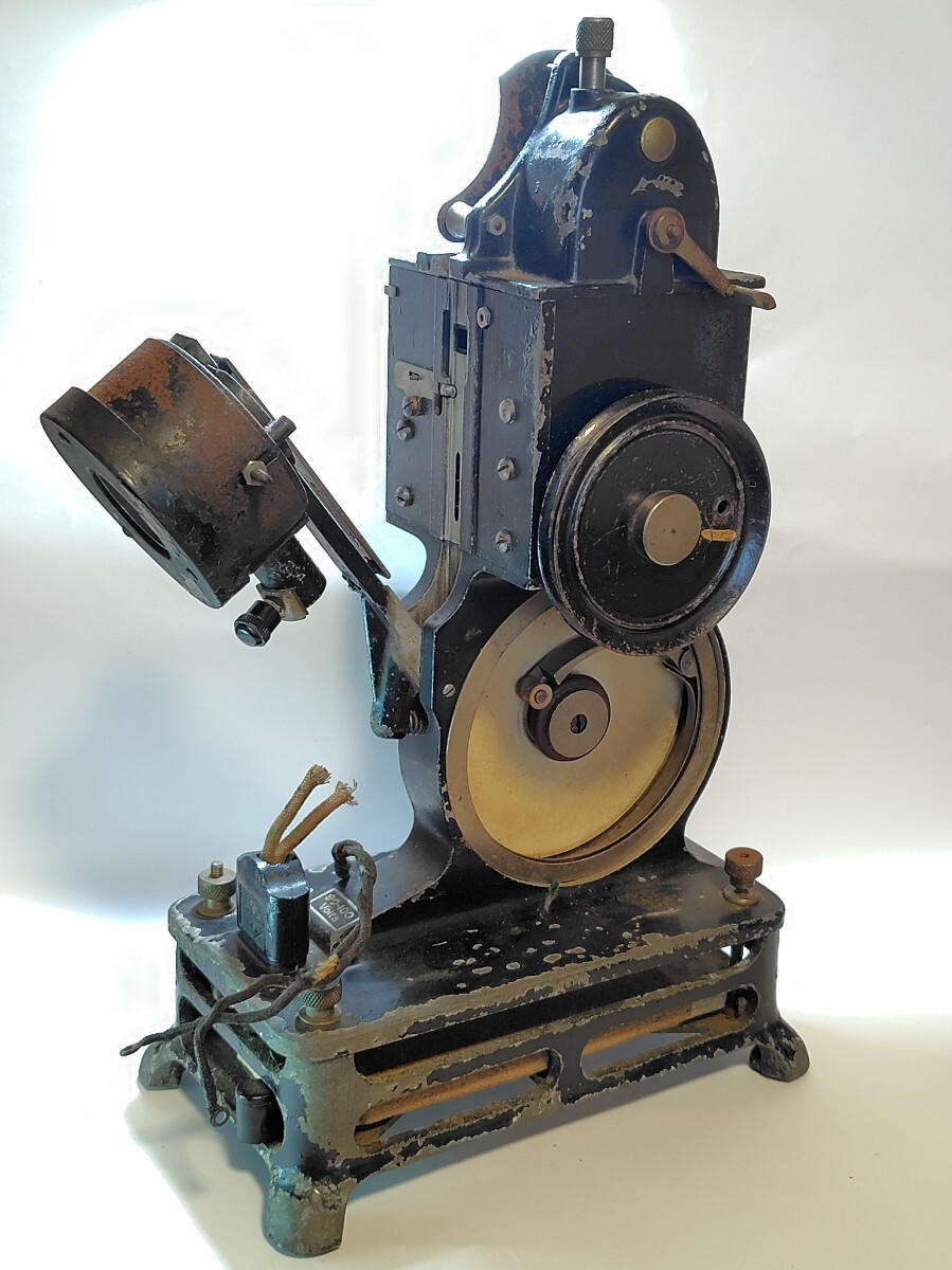 動作未確認★Pathe-Babyパテベビー 1920年代 フランス・パテ社発売 9.5mm フィルム 家庭用小型映写機 フィルム送り手動式 B287