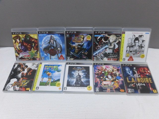 Ｇ17【PlayStation3 ソフト ベヨネッタ / 龍が如く/モンハン/ジョジョの奇妙な冒険など 色々多数まとめて 計10点】PS3/プレステ/ゲーム