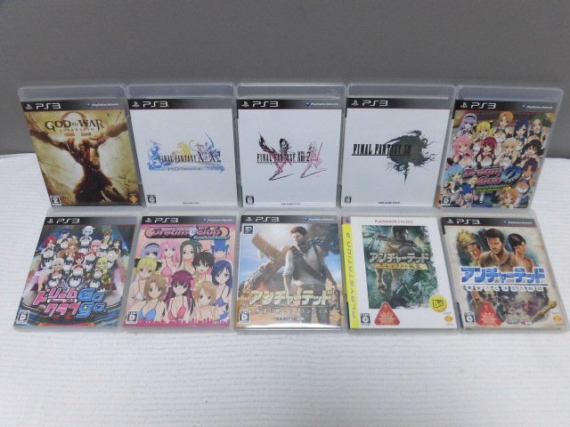 Ｇ18【PlayStation3 ソフト FINAL FANTASY/ ドリームクラブ/アンチャーテッドなど 色々多数まとめて 計10点】PS3/プレステ/ゲーム