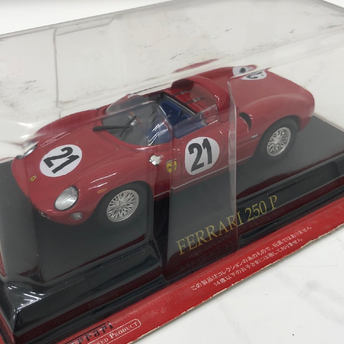★【中古品】FERRARI　フェラーリ　250P　1/43　レッド　ミニカー　モデルカー