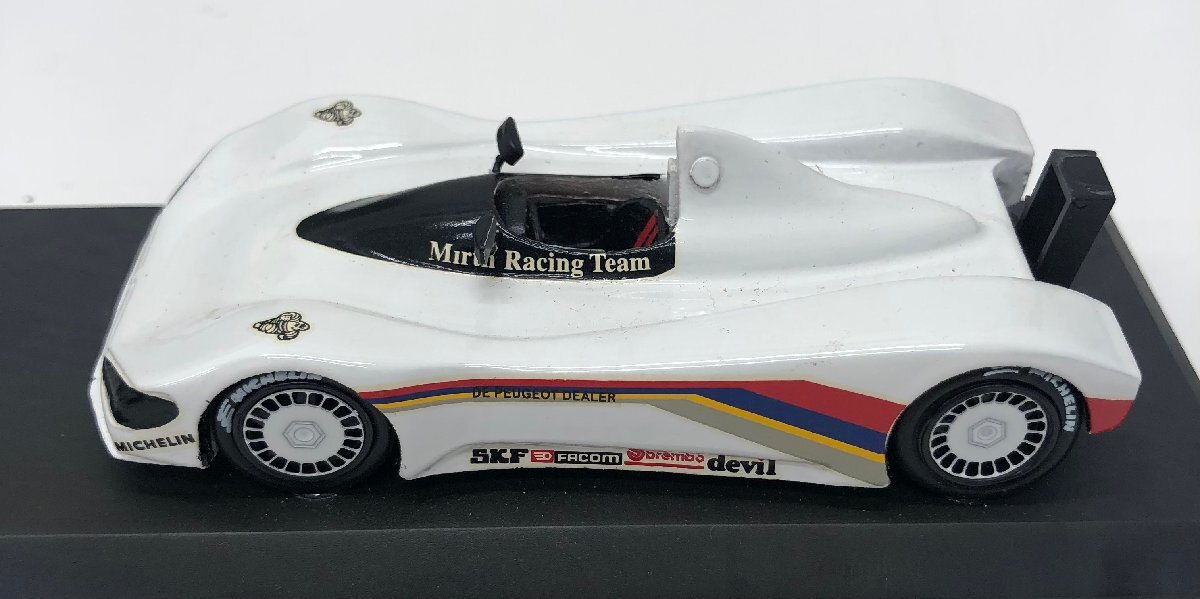 ★【USED】プジョー 905 スパイダー ルマン1992？1991？ ミニカー Spark 1/43 尾翼パーツ取れ Mirt Racing Team 破損品 ケース無し