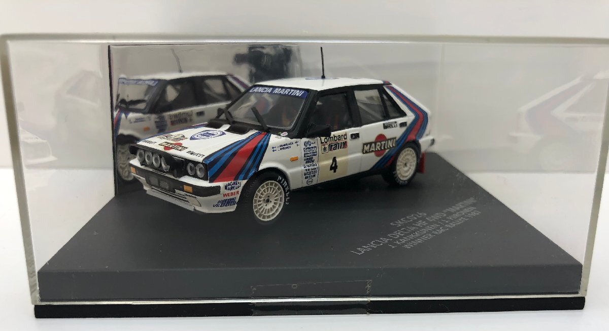 ★【USED】LAMCIA DELTA HF 4WD MARTINI 1987 ランチア マルティニ ミニカー 1/43