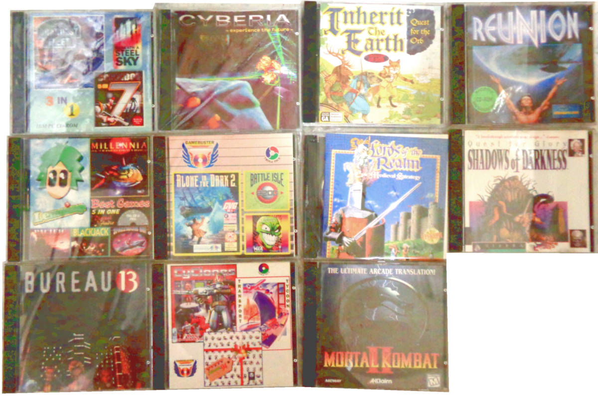 新古品 英語版ゲームソフト各種 いずれか DOS, Win3.1, Win95