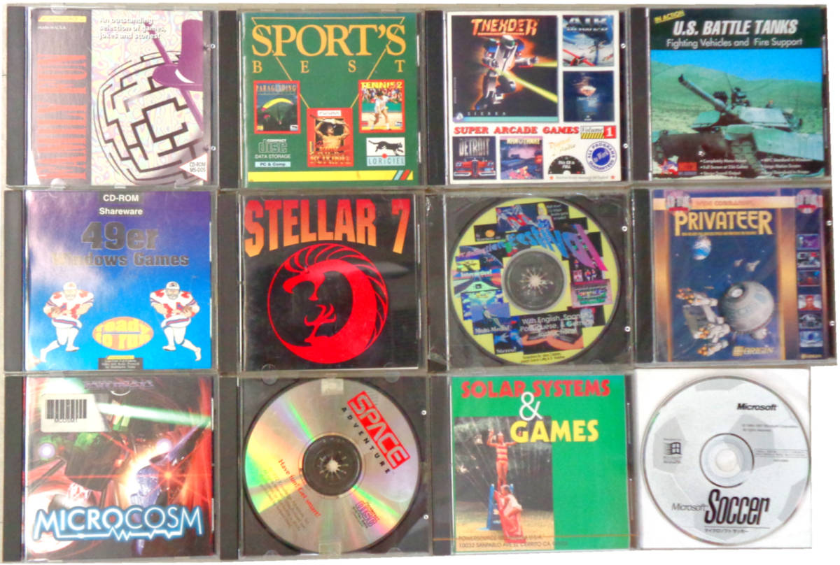新古品 英語版ゲーム等いずれか DOS, Win3.1, Win95